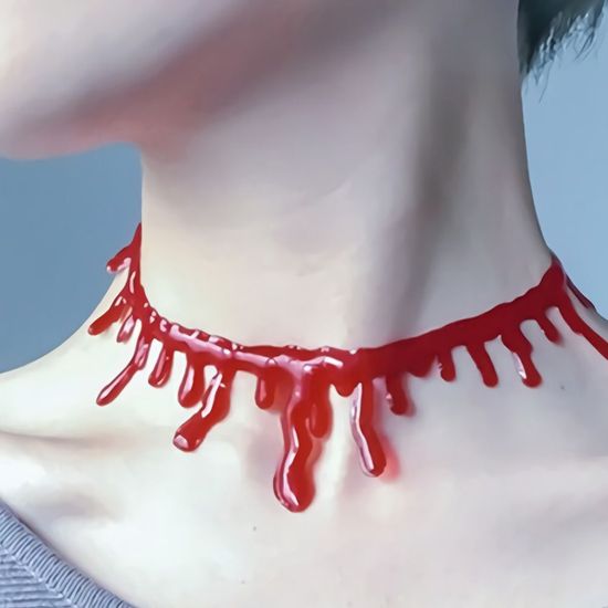 (할로윈피모형목걸이)흐르는피 WC82C30