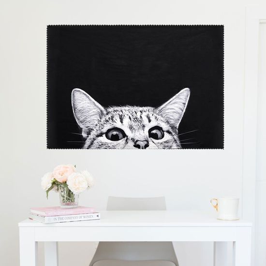 대형 패브릭 포스터 빼꼼 고양이 S(WF3154C)