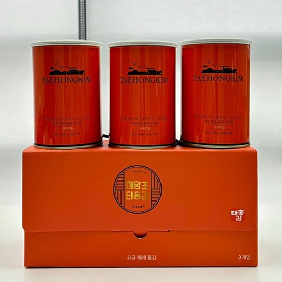 태홍김 곱창김 선물세트 3호 (캔3개 36g*3)