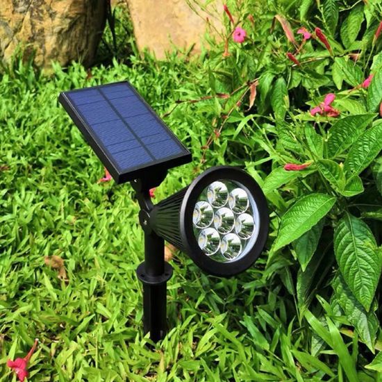 [솔라가든] 7구 LED 태양광 정원등 마당 데크 조명등 