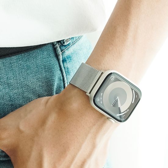 apin 애플워치 메시 밀레니즈 메탈 스트랩 10 9 8 SE