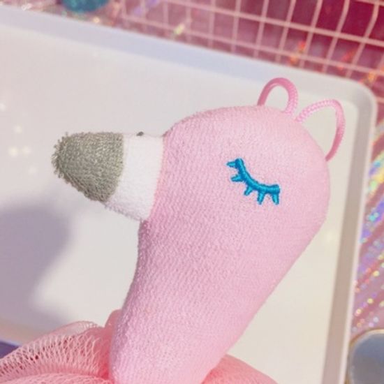 플라밍고 폼폼이 샤워볼