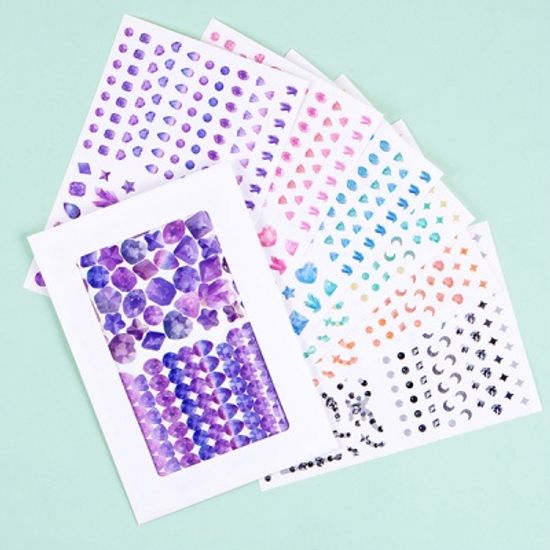 리훈 보석 리무버블 스티커 6종 세트