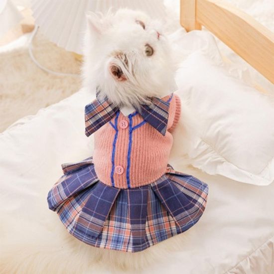 고양이 애완동물 의류 공주 치마 원피스 5SIZE