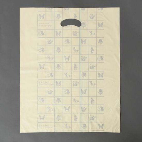 100p 양장비닐봉투(노랑)(45x55cm) / 의류봉투