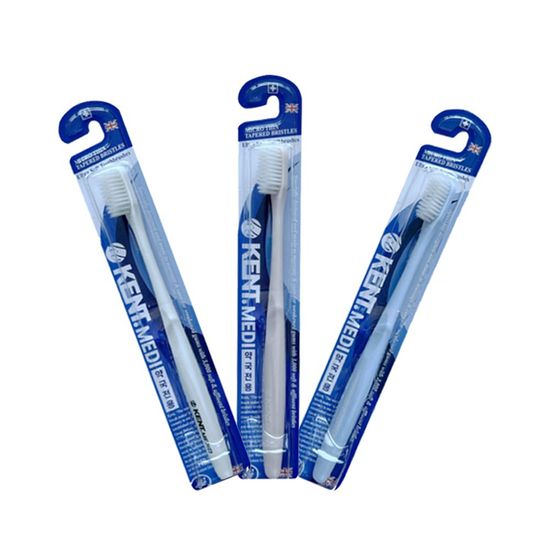 켄트 메디 초극세모 콤팩트 칫솔 3개(WABB11C)