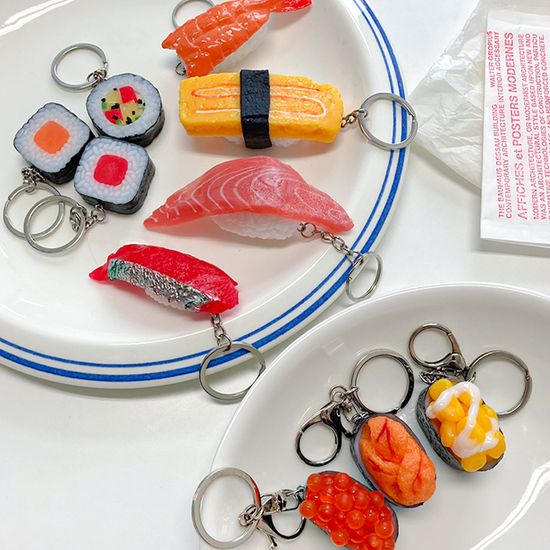 10종 초밥 음식 키링 미니어쳐 에어팟키링 선물
