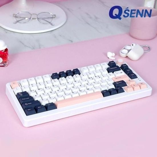큐센 풀 윤활 유무선 기계식 키보드 Q75 PBT
