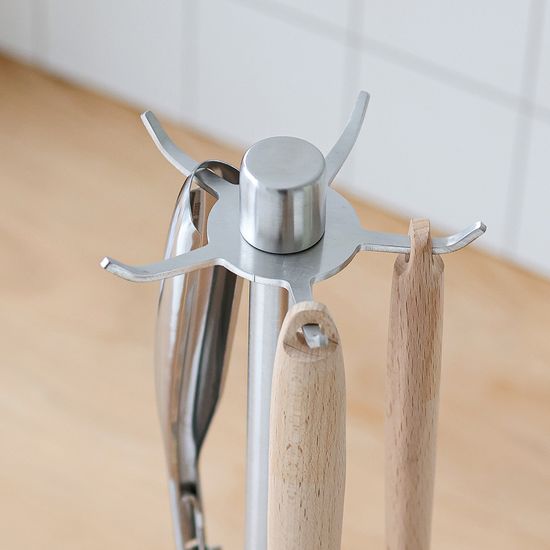 스텐 304 무타공 회전 조리도구걸이