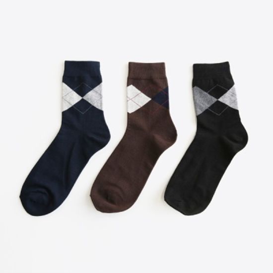 [SOCKS SENSE SET] 패션/남/아가일2/MIX/7입