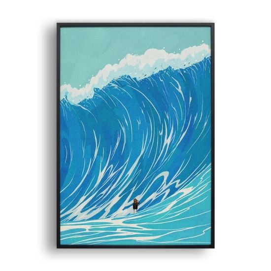 폭풍 속에서(Art Print) / 일러스트 액자