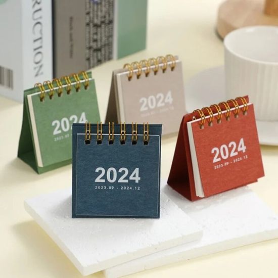 2025년 미니탁상캘린더 색상랜덤 3개