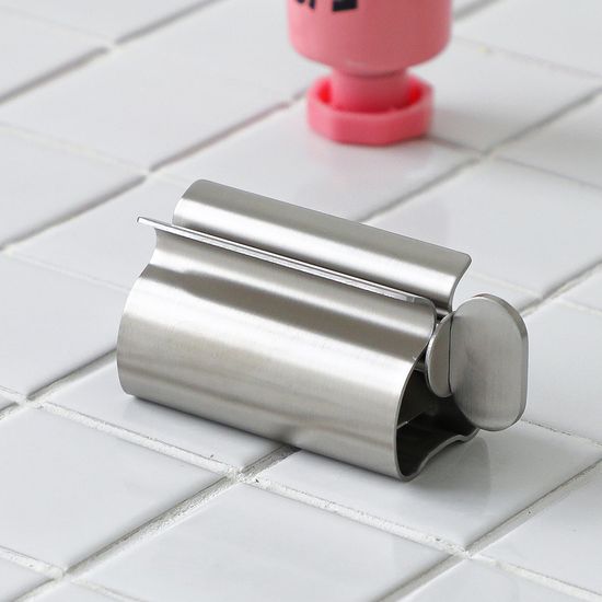 스텐 칫솔꽂이 치약짜개 2종 세트 