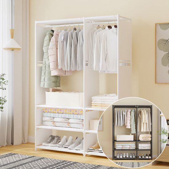 시스템 선반 옷걸이 수납 행거 스탠드 옷장 철제 헹거