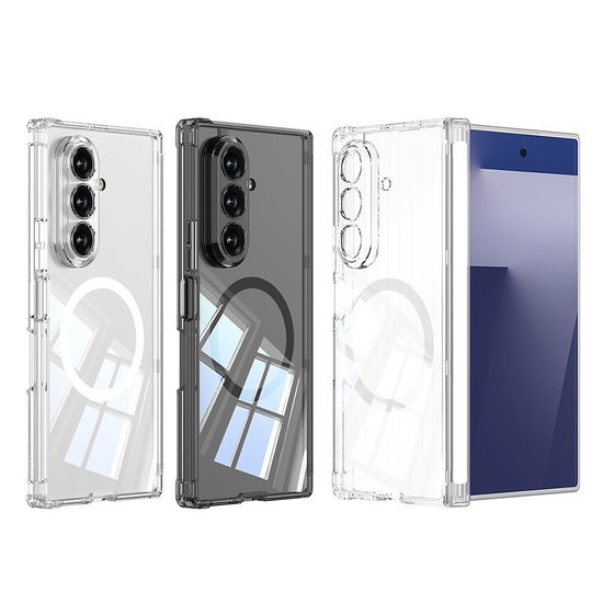 갤럭시z폴드7 에어백 맥세이프 호환 투명 젤리 케이스