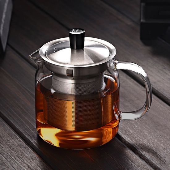 니드코 라이트킹 스텐 티포트 내열유리 650ml