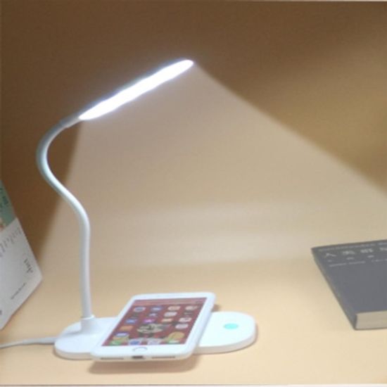 LED 스마트 휴대폰 무선충전 3단 조명 스탠드 2in1