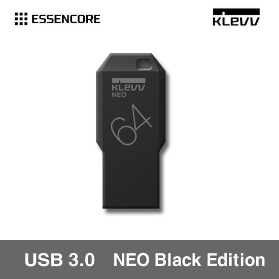  에센코어 KLEVV USB3.0 NEO BLACK EDITION  64GB