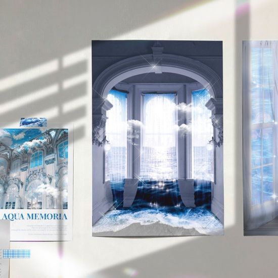 물빛기억 A3 창문포스터 4종