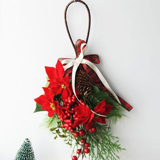 포인세티아 벽걸이 가렌더 크 WB628CD