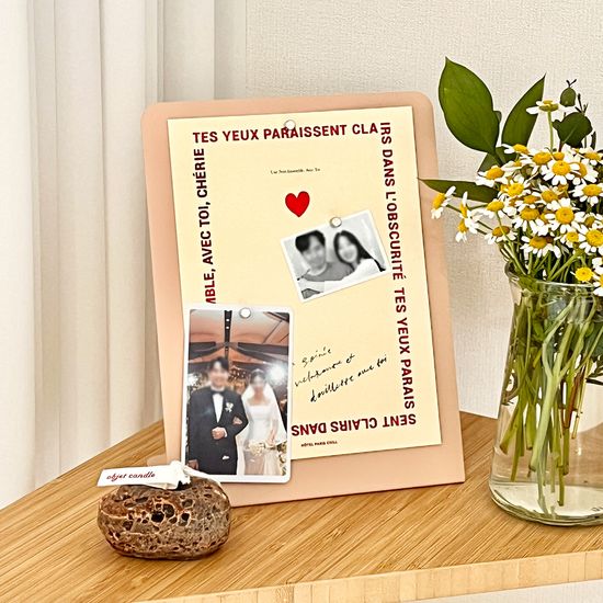 메모보드 데스크테리어 마그네틱 (자석 4p 증정)