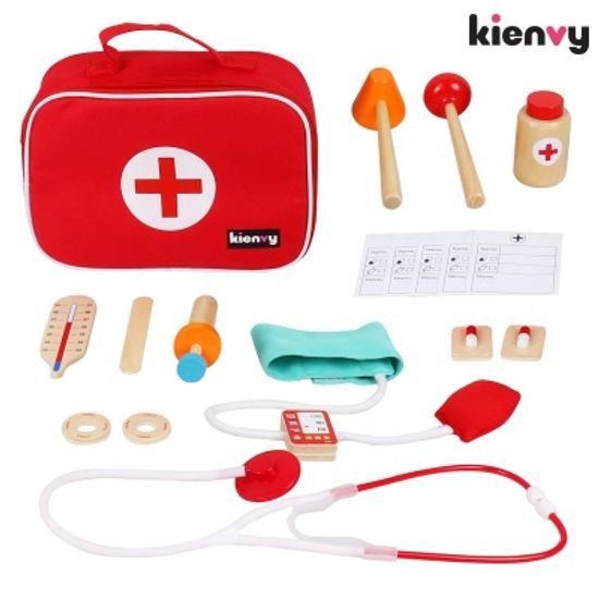 [키앤비] 원목닥터k병원놀이세트