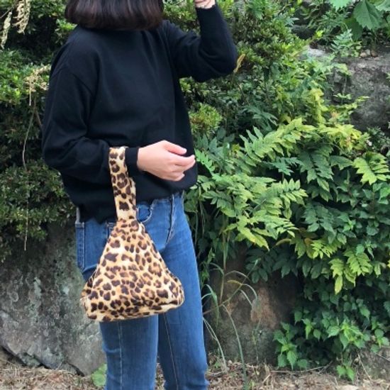 케이블랑 레오파드  미니블랑백