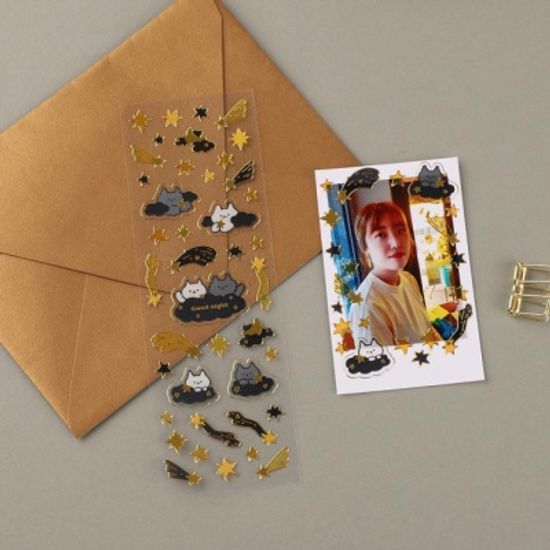 금박스티커 밤하늘에 별님