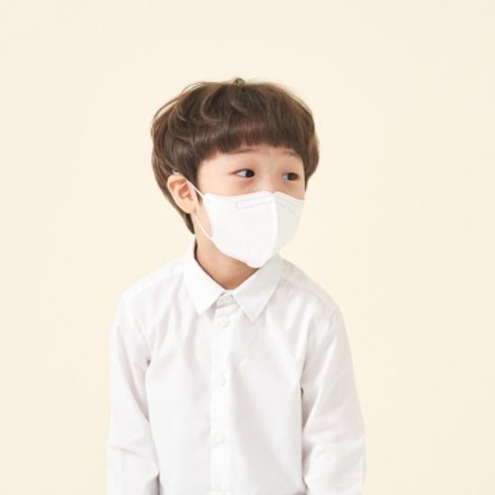 흰색 국내산 유아 어린이 캐릭터 마스크 아이다움