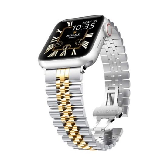 하빙 애플워치 스트랩 시계줄 쥬빌레 메탈 밴드 골드