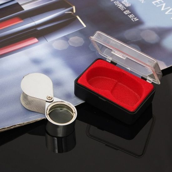 휴대용 미니 돋보기(10배율) / 고배율 확대경