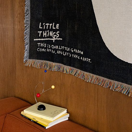 리틀띵스 우븐 블랭킷 - one