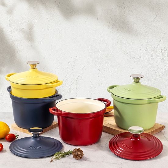 리큅 더치오븐 무쇠밥솥 18cm LRI-18 통주물냄비