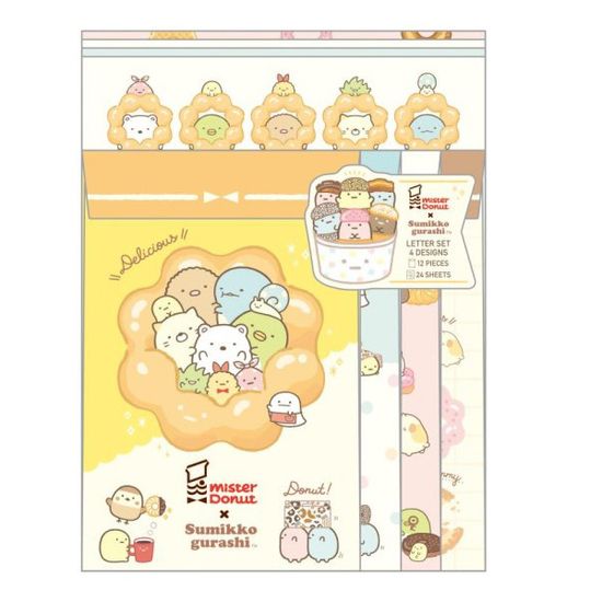 코로코로코로냐 캐릭터 편지지 편지봉투 세트