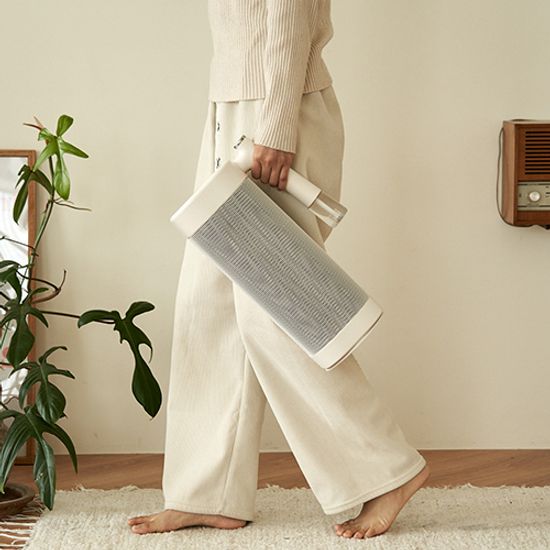 오르테 2in1 리모컨 가습기 겸용 온풍기 히터 OHM-21A