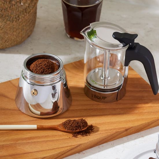 리큅 스텐 모카포트 6컵 240ml 커피메이커 LMP-GS240