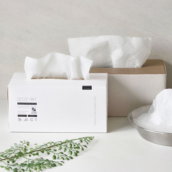 데코아르 세제가 묻어있는 매직 수세미 1박스(50매)