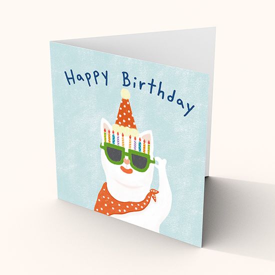 미니카드 MCYA2601 - CAT HAPPY BIRTHDAY 생일카드