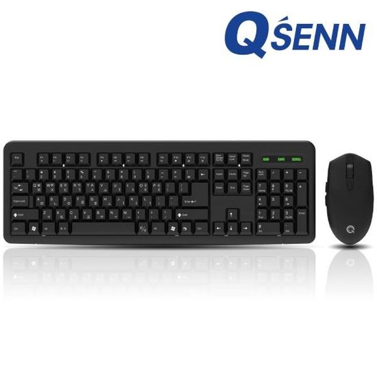 무선 키보드 마우스 세트 블랙 키스킨  5버튼1휠