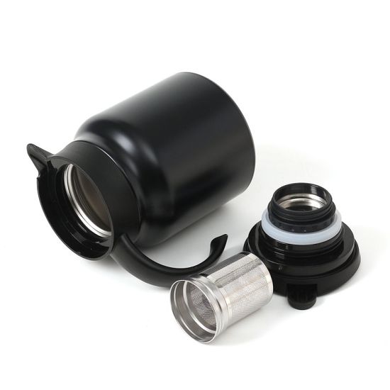 티웨어 온도표시 보온주전자(900ml) (블랙) 보냉포트