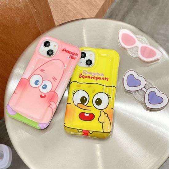 갤럭시 A시리즈 바다 친구들 선글라스 톡 그립 케이스