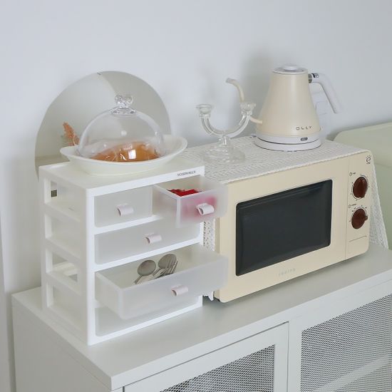 모던 멀티 플라스틱 미니 서랍장 책상 틈새 수납