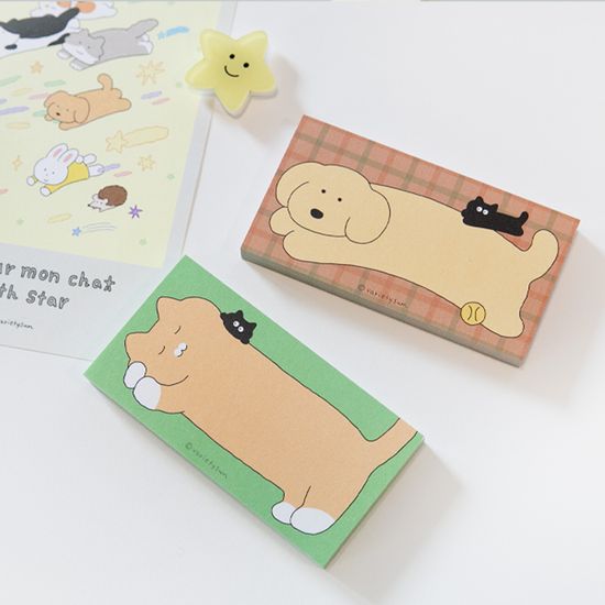 [버숨] 길쭉 떡메모지 치즈