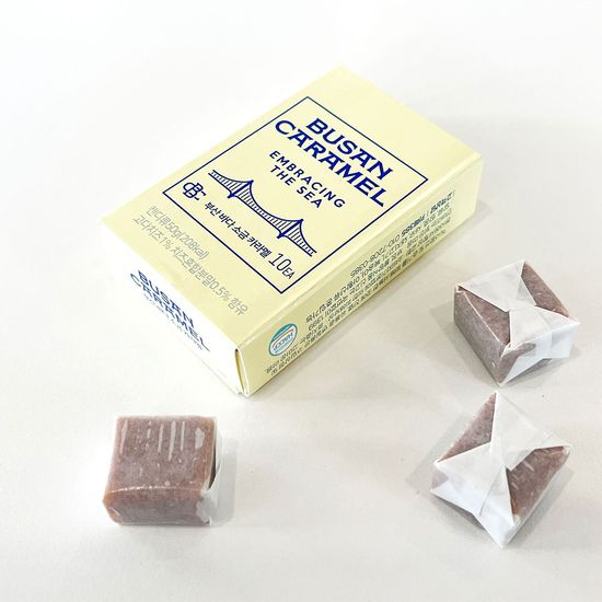 부산 바다소금 카라멜 50g단품 아이보리