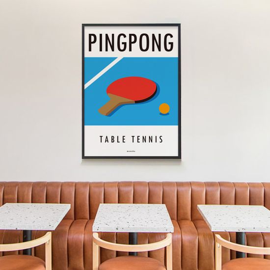 핑퐁 2 M 인테리어 포스터 운동 스포츠 탁구
