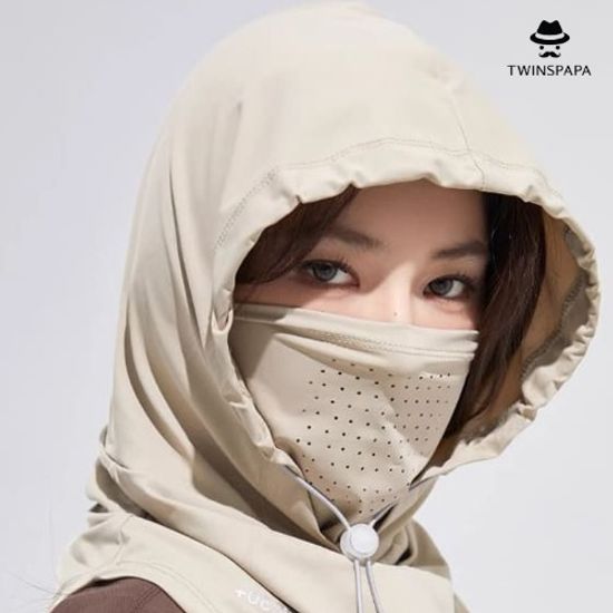 마스크 후드 일체형 쿨 바라클라바 P0000TYP 1+1