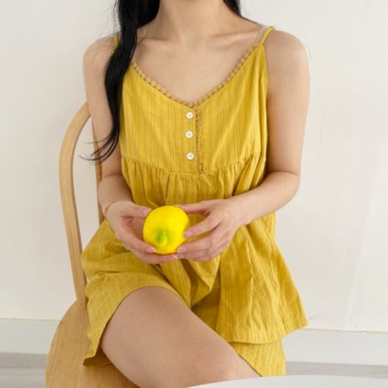 시원한 도비면 100% 여름 나시 잠옷 홈웨어