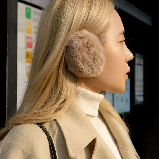 이어워머 끈없는 분리형 귀마개 귀도리 2type