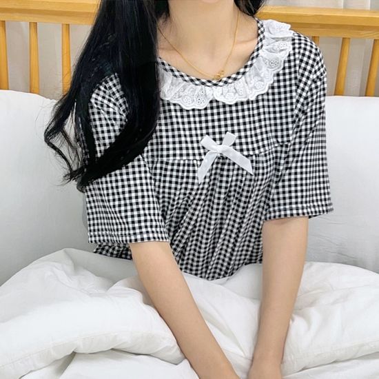 신축성 좋은 찰랑 소재 시원한 여름 원피스 잠옷