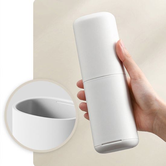 여행용 양치컵겸용 휴대용 칫솔 치약 케이스 2colors